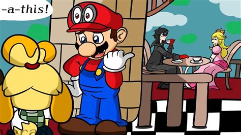 Mario Catches Peach Cheating Smash Bros Ultimate Comic