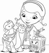 Doctora Juguetes Peluche Dottoressa Bronty Brinquedos Colorir Doutora Mcstuffins Lambie Stampare Lenny Bianchina Cartonionline Lamby sketch template