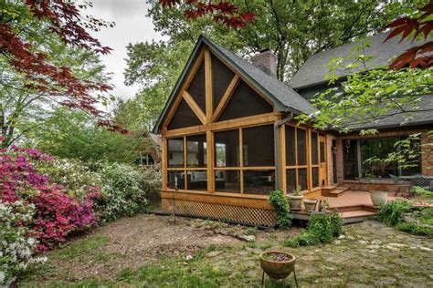 Cedar Screened Porch Addition – Heritage Builders Llc