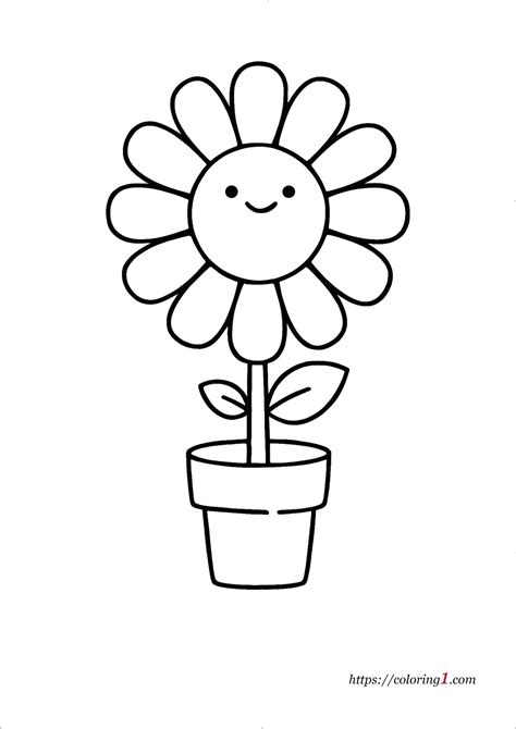 cute flower coloring pages   coloring sheets