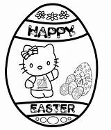 Easter Egg Coloring Pages Eggs Printable Hello Colouring Kids Sheets Kitty Printables Happy Print Designs Adult Outline Colorear Drawing Kindergarten sketch template