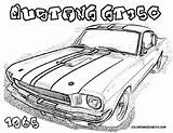 Mustang Coloring Ford Car Cars Pages Gt Printable Drawing Old Colouring Mustangs Race Adult Muscle Drawings Sheets Classic Cool Color sketch template