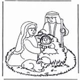 Coloring Pages Christmas Bible Crib Manger Jesus Category Funnycoloring sketch template