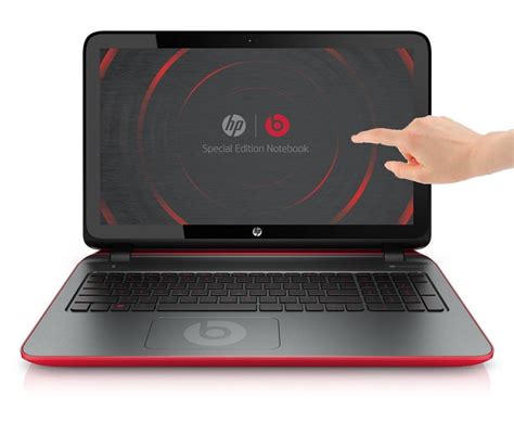 hp pavilion beats special edition  pnf pc portable tactile  rougeargent amd
