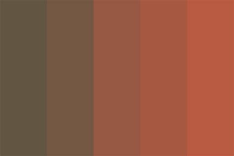 temporary copper color palette