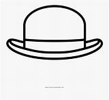 Hat Coloring Bowler Colorear Sombreros Para Dibujos Clipart Clipartkey sketch template