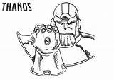 Thanos Guantelete Gauntlet Infinito Dibujosonline Ws Colorings Dxf Eps доску выбрать Categories sketch template