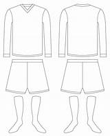 Blank Template Football Kit Jersey Soccer Clipart Vector Baseball Library Line Newdesign sketch template