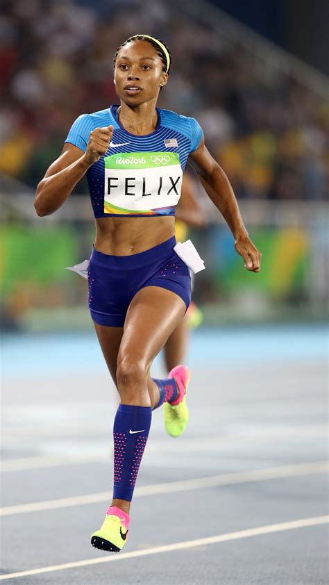 Allyson Felix Wins Silver In Womens 400m Track Race