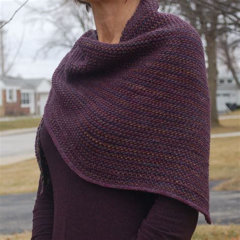 triangle shawl knit triangle shawl womens shawl knit etsy