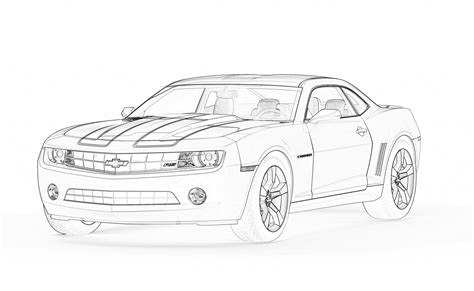 camaro coloring pages coloring home