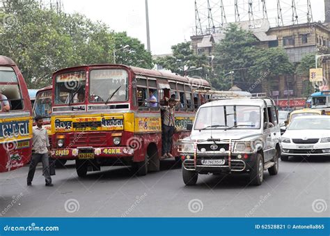 road transport  kolkata india editorial photo image