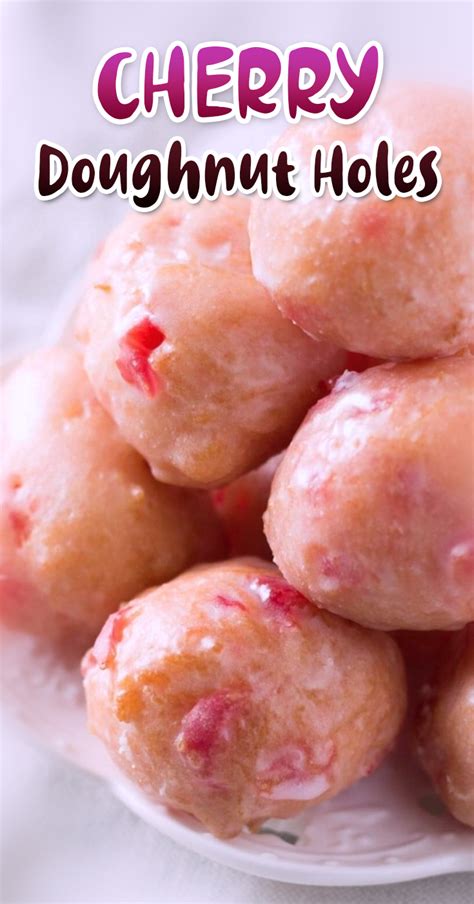 Cherry Doughnut Holes
