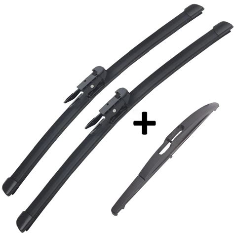 wiper blades aero  smart fortwo coupe   front pair rear   blades ebay