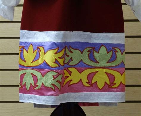 Nice Large Homemade Ribbonwork Des Native American Indian Skirt