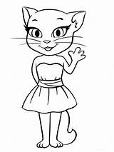 Angela Tom Coloring Pages Cat Talking Printable Sexy Color Hola Para Colorir Sheets Desenhos Samantha Smith Kids Categories الصور بحث sketch template