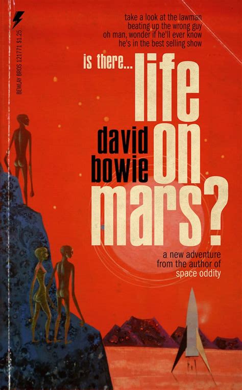 david bowie songs reimagined as pulp fiction book covers