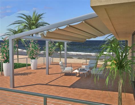 retractable patio awnings   overcome hot weather