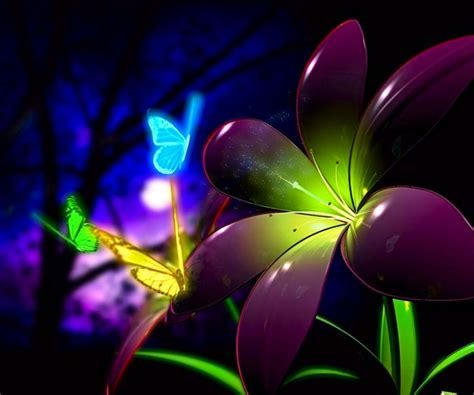 3D Flower For Android Wallpaper: Desktop HD Wallpaper  