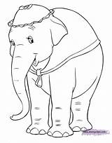 Jumbo Dumbo sketch template