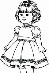 Girl Coloring American Pages Kit Doll Isabelle Getcolorings Color Printable Girls Getdrawings sketch template