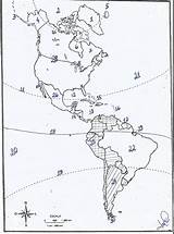 Continente Americano Gabarito sketch template