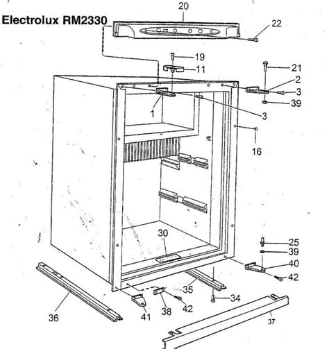 electrolux   fridge freezer parts diagram reviewmotorsco
