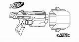 Nerf Gun sketch template