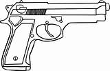 Coloring Pistol Gun Pages Guns Python Designlooter Drawings 389px 98kb Template sketch template