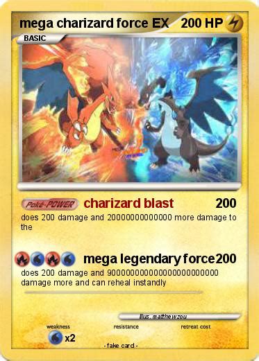 Pokémon Mega Charizard Force Ex Charizard Blast My