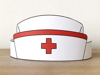 nurse cap printable paper crown easy kids crafts  happy paper time