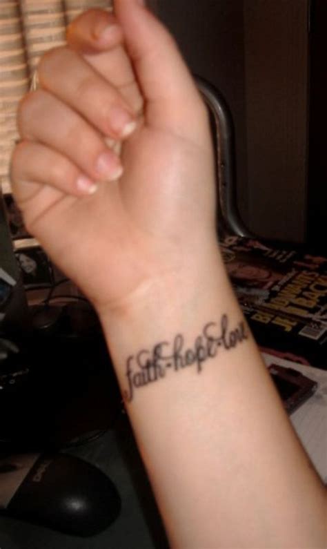 faith hope love tattoo ideas  pinterest small