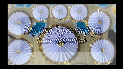 paper craft home decor youtube
