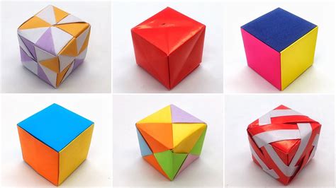 diy cubes origami tutorial  paper folds  youtube
