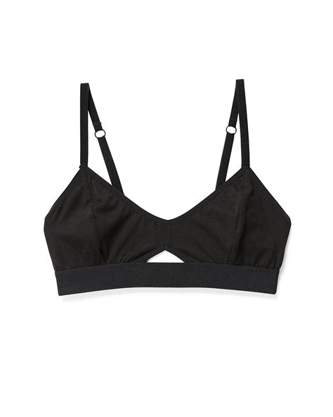 cutout bralette black by richer poorer bra ban do