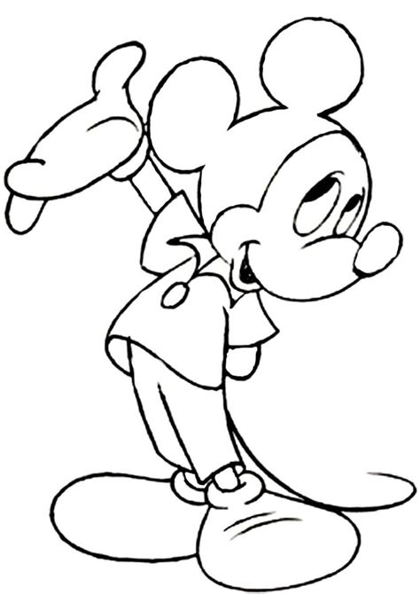 mickey mouse coloring pages mickey mouse images cartoon drawings