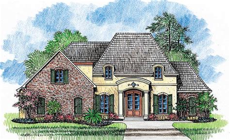 french country home plan  extras sm architectural designs house plans