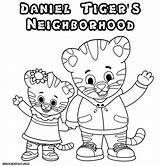 Coloring Daniel Tiger Pages Printable Birthday Cake Neighborhood Clipart Sheets Color Book Popular Sheet Baby Library Choose Board Coloringhome Discover sketch template
