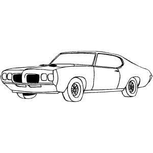chevy chevelle coloring page
