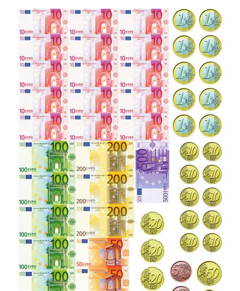 euro scheine zum ausdrucken und ausschneiden euro scheine zum