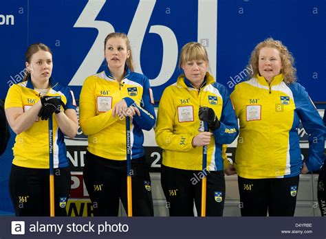 Sweden Team Group Swe March 20 2013 Curling World