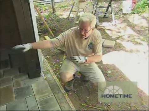 timber shed paver floor youtube