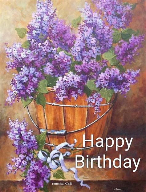 pin  tricia anderson  happy birthday    lilac