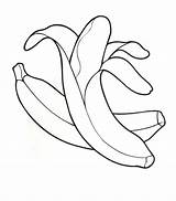 Banane Malvorlage Malvorlagen sketch template