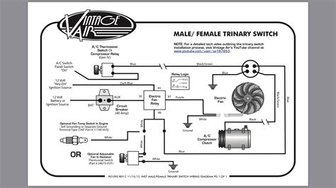 vintage air trinary switch wiring diagram esquiloio