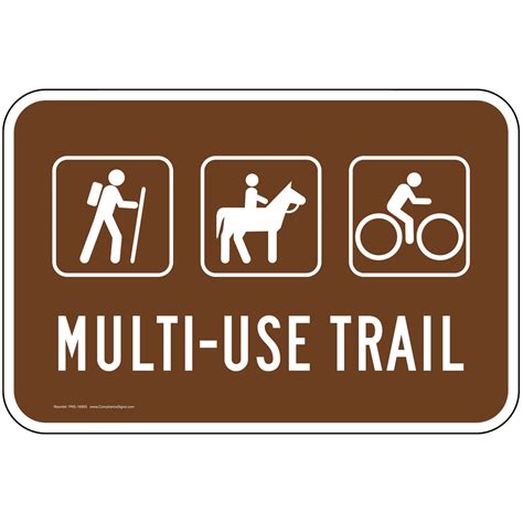 multi  trail sign pke  recreation