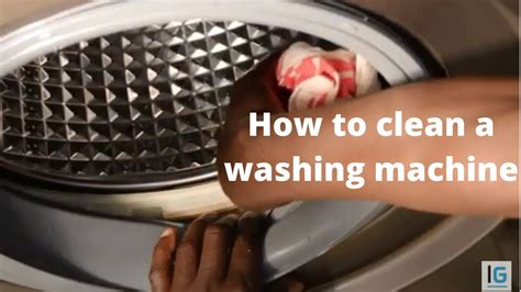 clean  samsung front load washing machine  remove dirt