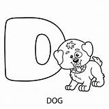 Coloring Alphabet Letter Pages Toddlers Toddler Kids Dog Animal Will Uppercase Preschool Colouring Letters Outline Funny Printable Getcolorings Sheet Color sketch template