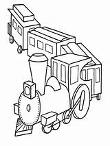 Coloring Pages Train Printable Trains Print sketch template