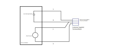 shunt trip wiring diagram  elevator wiring diagram